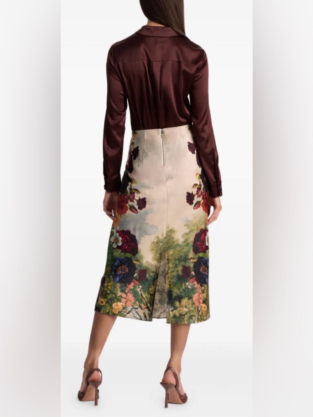 Alice + Olivia Maeve Slip Skirt - Picture 4 of 7
